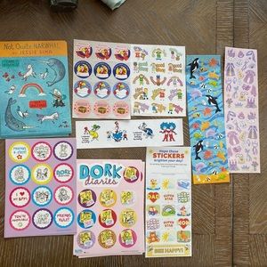 22 sheets of stickers